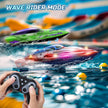 DEERC 2 Pack 13 inch Remote Control Boat for Kids, 4 Batteries, 2.4Ghz RC Racing Boat with LED Lights for Pools and Lakes, Water Summer Toy Gift 🍁 All In One Marketplace Canada