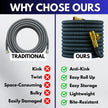 100ft Garden Hose with 10 Function Spray Nozzle, Expandable Garden Hose, 3/4