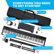 Alesis 88 Key Keyboard Piano with 480 Sounds, Speakers, USB MIDI, Carry-Bag, Stand, Headphones, Pedal and Piano Lessons for Beginners 🍁 All In One Marketplace Canada