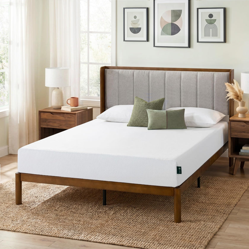 Zinus Full Mattress - 6 Inch Green Tea Cooling Gel Memory Foam Mattress, Pressure Relief, for Cool Sleep, CertiPUR-US Certified Foam, Mattress in a Box, 10-Year Warranty, Full Size 🍁 All In One Marketplace Canada