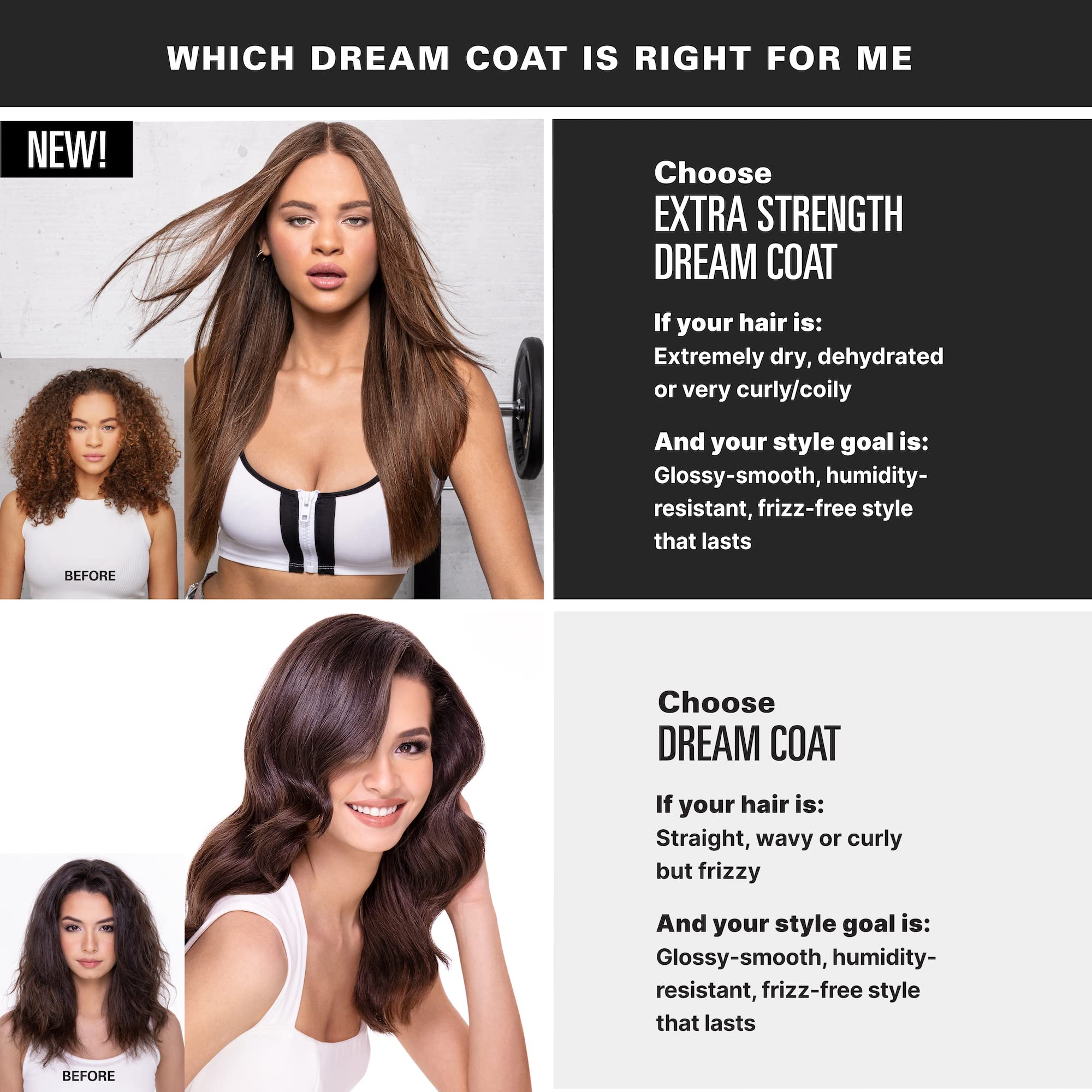 COLOR WOW Extra Strength Dream Coat – Powerful ultra moisturizing, anti humidity treatment for extremely frizz prone hair| glassy smooth, straight + resistant styles up to 3-4 washes 🍁 All In One Marketplace Canada