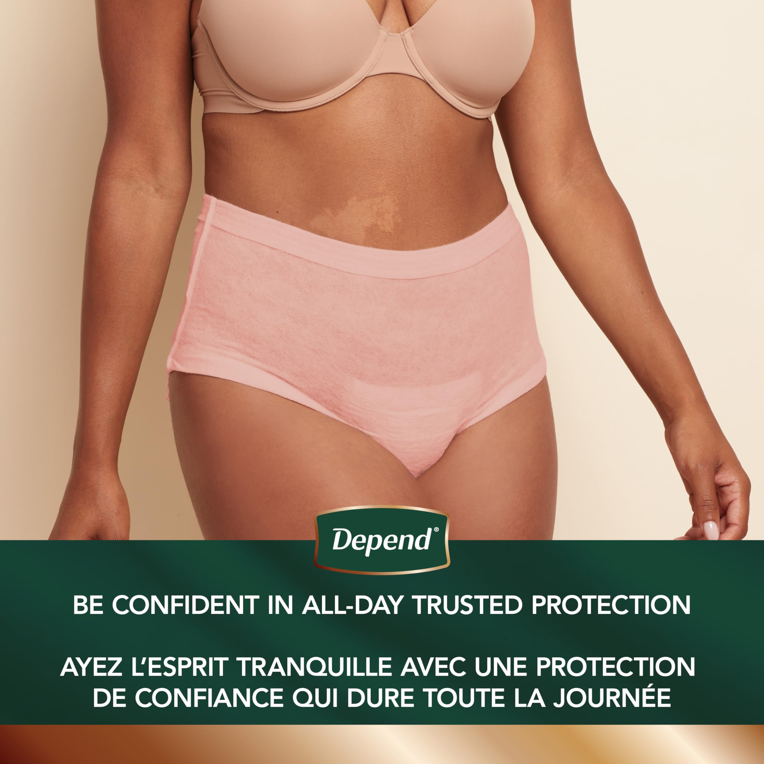 Depend Silhouette Incontinence Underwear for Women, Large, Pink, 20 Count 🍁 All In One Marketplace Canada