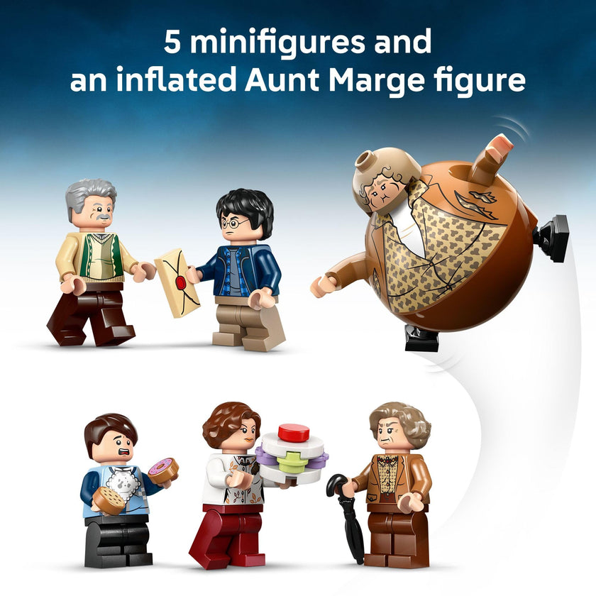 LEGO Harry Potter Privet Drive: Aunt Marge’s Visit Kids Toy - Buildable Book Nook and Room Decor for Boys and Girls, Ages 8+ - Collectible Harry Potter Minifigure - Birthday Gift Idea -76451 🍁 All In One Marketplace Canada
