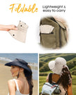 FURTALK Sun Hat for Women Men UV Protection Safari Hat Womens Summer Wide Brim Packable UPF50 Hiking Fishing Cowboy Style hat Beige 🍁 All In One Marketplace Canada