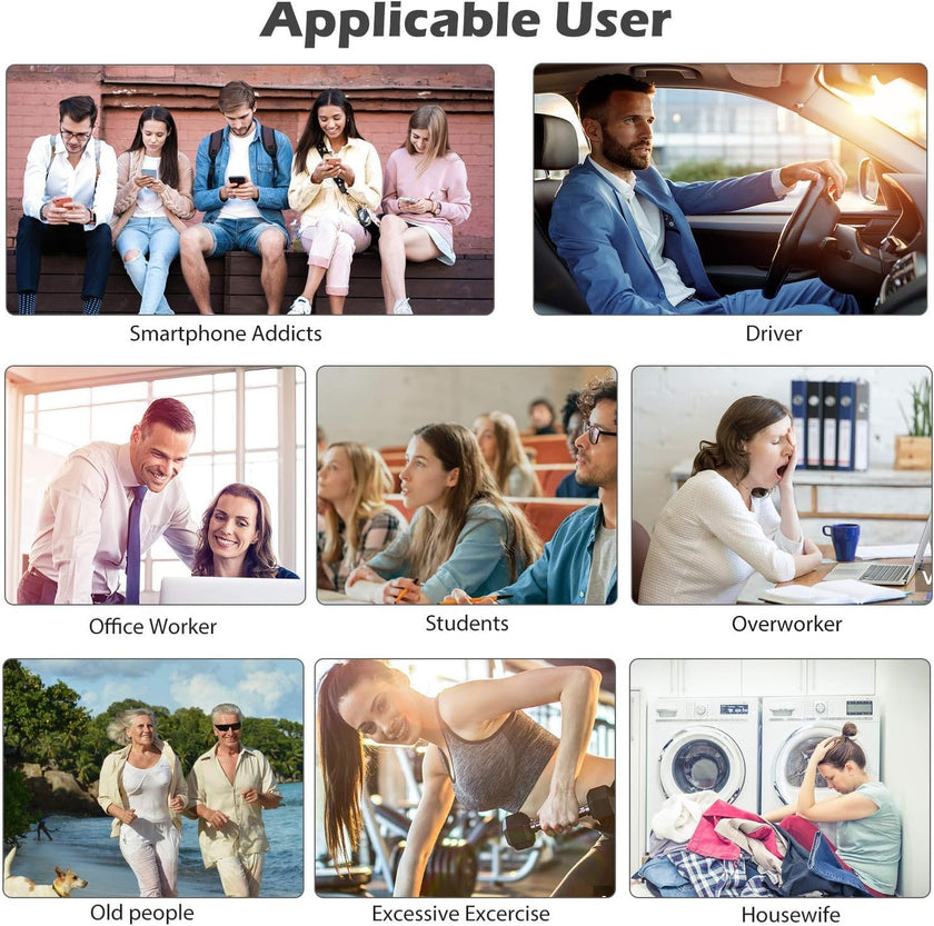 Belifu Dual Channel TENS EMS Unit with 12 Pads, 24 Modes Muscle Stimulator, Electronic Pulse Massager Muscle Massager for Pain Relief Therapy, Fastening Cable Ties, Dust-Proof Drawstring Storage Bag 🍁 All In One Marketplace Canada