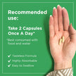 PlantVital Organic Moringa Leaf Capsules - Made in Canada - 1000mg High Potency (500mg per cap) Moringa Pure Capsules for Antioxidant, and Eye Health - Vegan, Non-GMO, Gluten Free (120 Count, 60 Days) 🍁 All In One Marketplace Canada