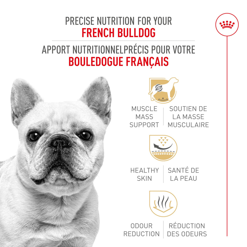 Royal Canin Breed Health Nutrition French Bulldog Adult: Dry Dog Food, 17 lb bag 🍁 All In One Marketplace Canada