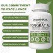6X Strength Tongkat Ali 600 MG PER SINGLE CAPSULE 60,000 MG Equivalent 100:1 Extract Ratio Highest Potency, OrganiMAXX Longjack Eurycoma Longifolia Non-GMO Premium Tongkat Ali Supplement For Men. 🍁 All In One Marketplace Canada