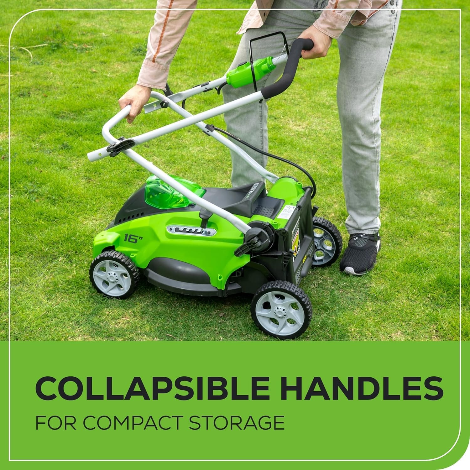 Greenworks 40V 16-inch Cordless Lawn Mower, 4.0 Ah Battery and Charger Included 25242 🍁 All In One Marketplace Canada