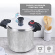 T-fal 22-Quart Aluminum Pressure Canner, 3 PSI Settings, Includes Racks & Guide, Large Capacity, Pressure & Water Bath for Vegetables, Meats, Seafood & Fruits, Silver 🍁 All In One Marketplace Canada