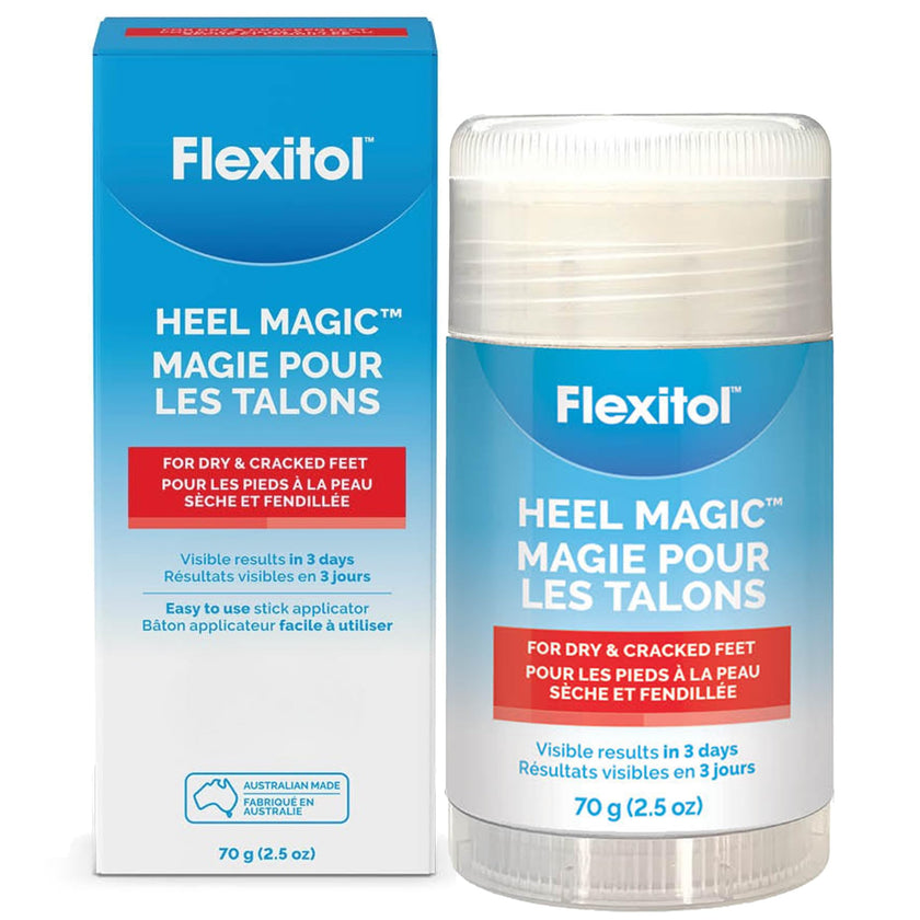 Flexitol Heel Magic for Treating Cracked and Dry Heels (70g) 🍁 All In One Marketplace Canada