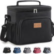 Lifewit Insulated Lunch Bag for Men, Reusable Lunch Box Women, Portable Cooler Freezable Soft Tote Bag Leakproof with Adjustable Shoulder Strap for Adult/Kid for Work/Picnic/School,Black 9L 🍁 All In One Marketplace Canada