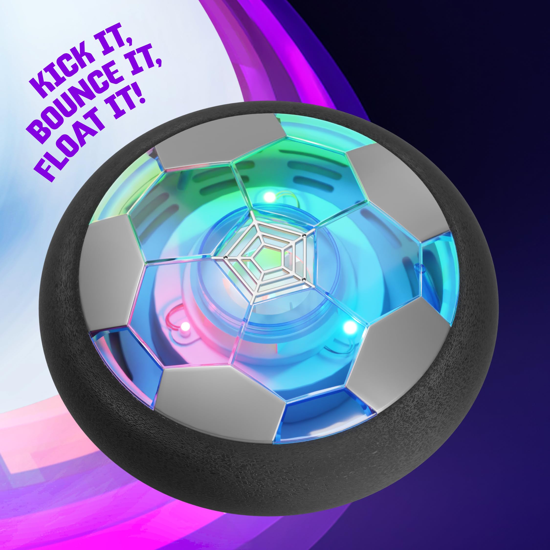 Ninja Blast Hover Soccer Ball for Kids - Boy Birthday Gifts - Indoor Toy Games Gift for Boys Age 6, 7, 8, 9, 10, 11, 12 Year Old - Light-Up Toys Game for Kid - 6-8, 8-12 - Gifts for 8 Year Old Boy 🍁 All In One Marketplace Canada
