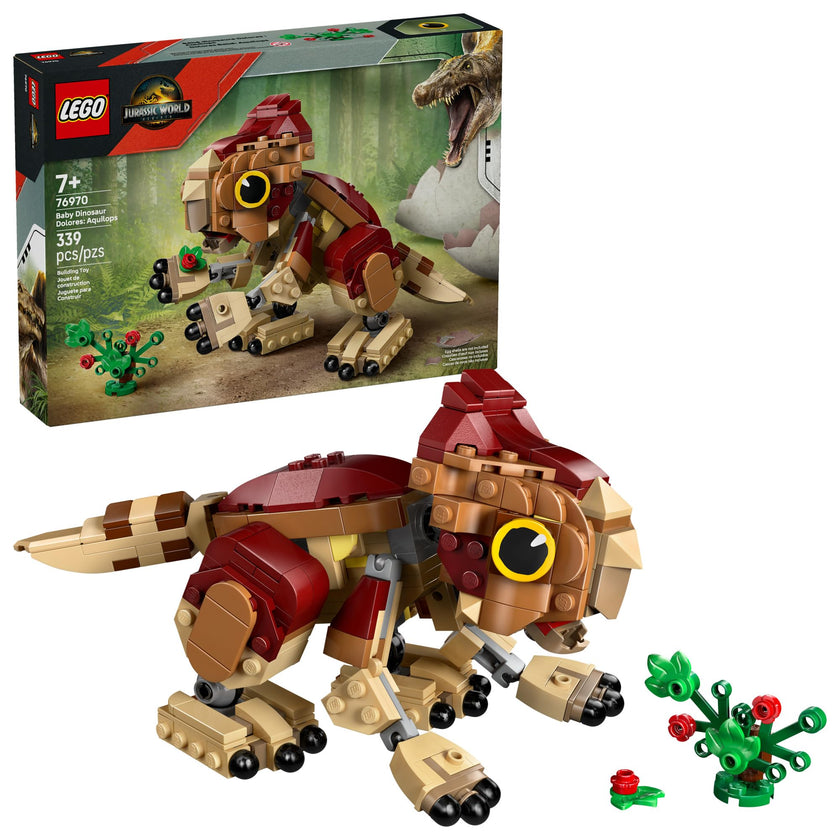 LEGO Jurassic World Baby Dinosaur Dolores: Aquilops Kids Toy - Educational and Learning Toy for Girls & Boys, Ages 7+ - Pretend Play Gift Idea for Birthdays - 76970 🍁 All In One Marketplace Canada