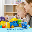 Play-Act Learning Toy for Toddlers 1 2 3 Years Old, Counting, Matching & Sorting Montessori Learning Farm Train Including 9 Farm Animals, Birthday Gift for Baby Boys Girls 🍁 All In One Marketplace Canada