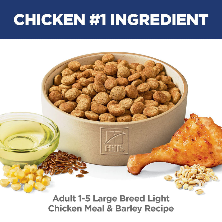Hill's Science Diet Adult Light Large Breed with Chicken Meal & Barley Dry Dog Food 13.6 kg Bag 🍁 All In One Marketplace Canada
