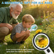 Ultra-Clear Magnifying Glass with Light, Lightweight Handheld Reading Magnifier with 12 LED, Optical Glass Lens for Seniors, Macular Degeneration, Close Work, Coins & Pill Bottle 🍁 All In One Marketplace Canada