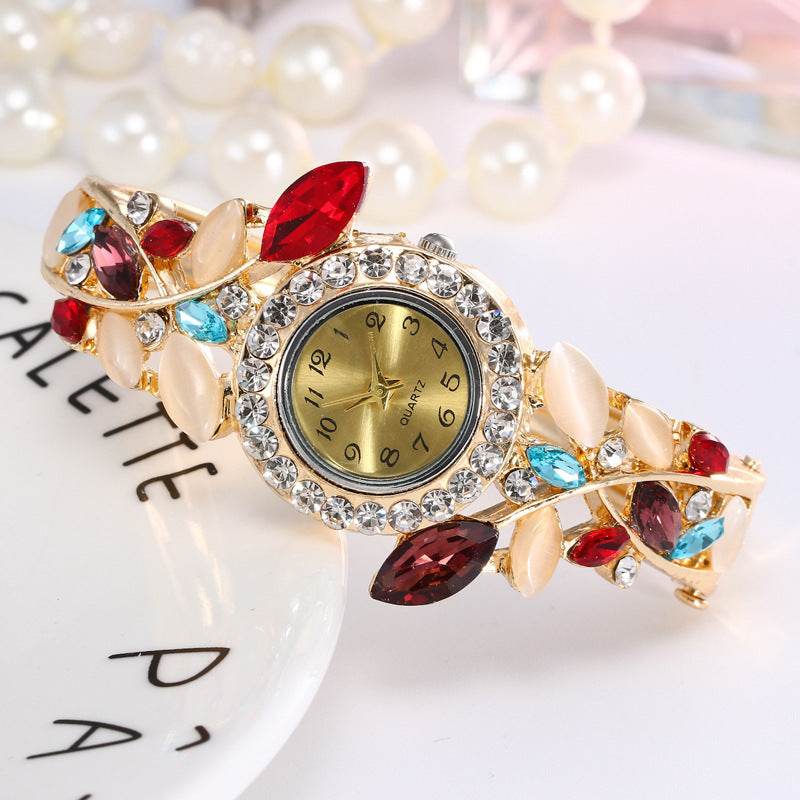 Diamond ladies fashion bracelet women watch