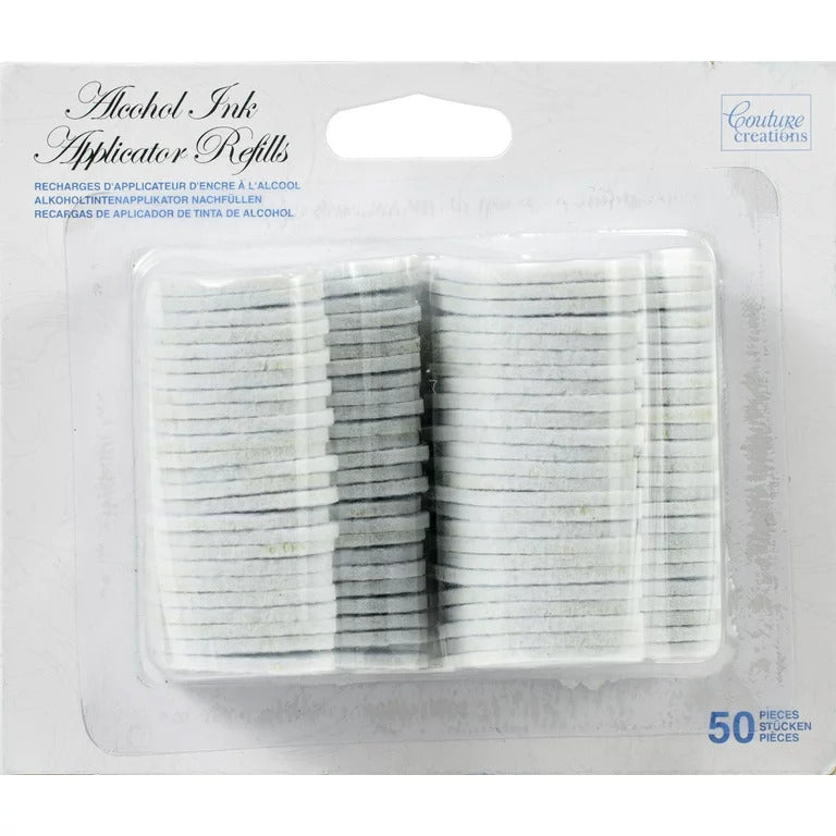 Alcohol Ink Applicator Tool Felt Refills ( 50 pack )