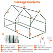 1Pc Portable Mini Greenhouse 70.86x33.46x37.4in With Roll-Up Zipper Doors Waterproof UV-Resistant PVC Cover Hot House For Indoor Outdoor Garden Patio Yard