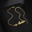 Women Custom and Personalized  Stainless Steel English Letter Bracelet From Europe And America