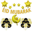 Eid Ramadan Latex Aluminum Film Balloon Combination Glitter Paper