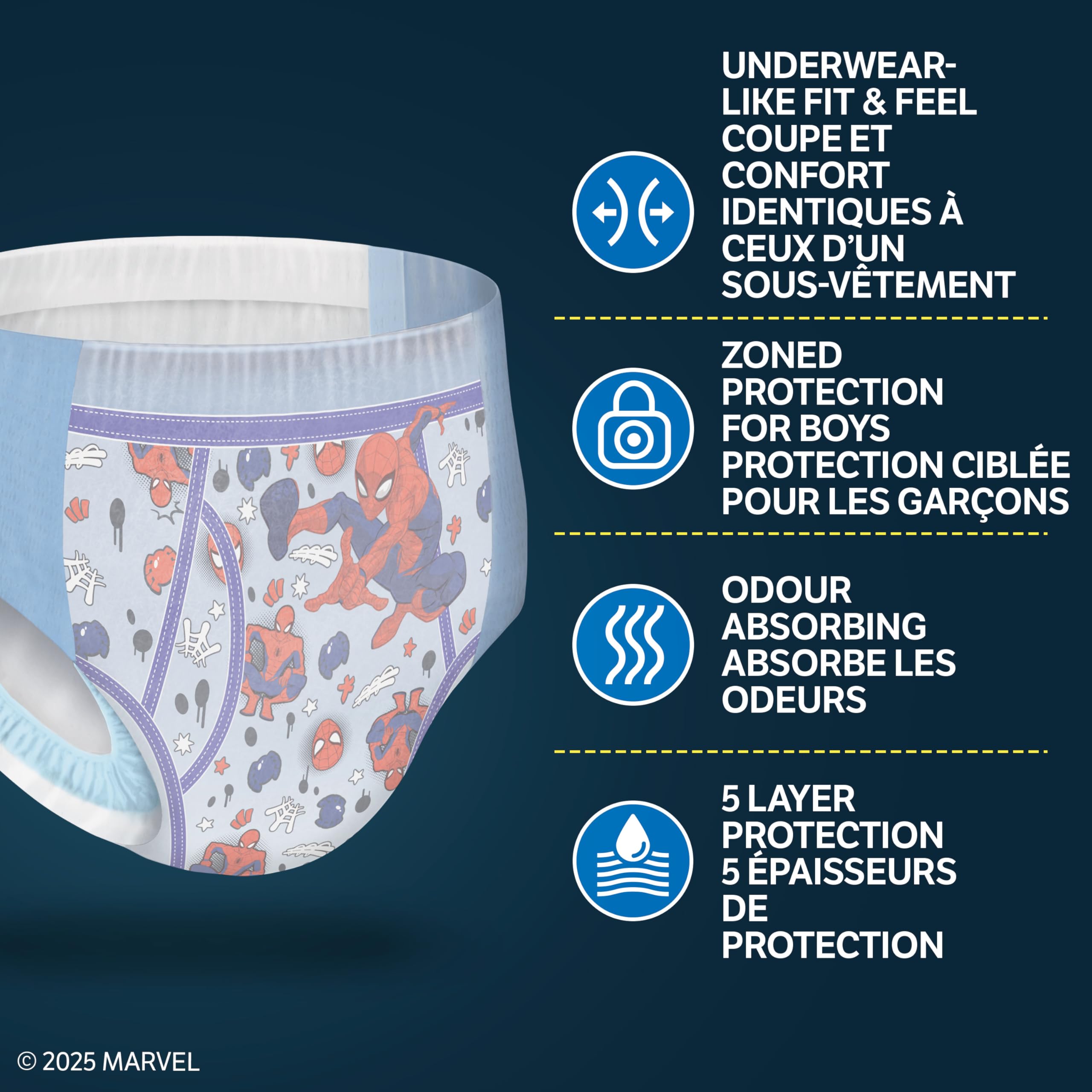 GoodNites Boys' Nighttime Underwear, XS, 44 Ct, Water Resistant, Ages 3-5 🍁 All In One Marketplace Canada