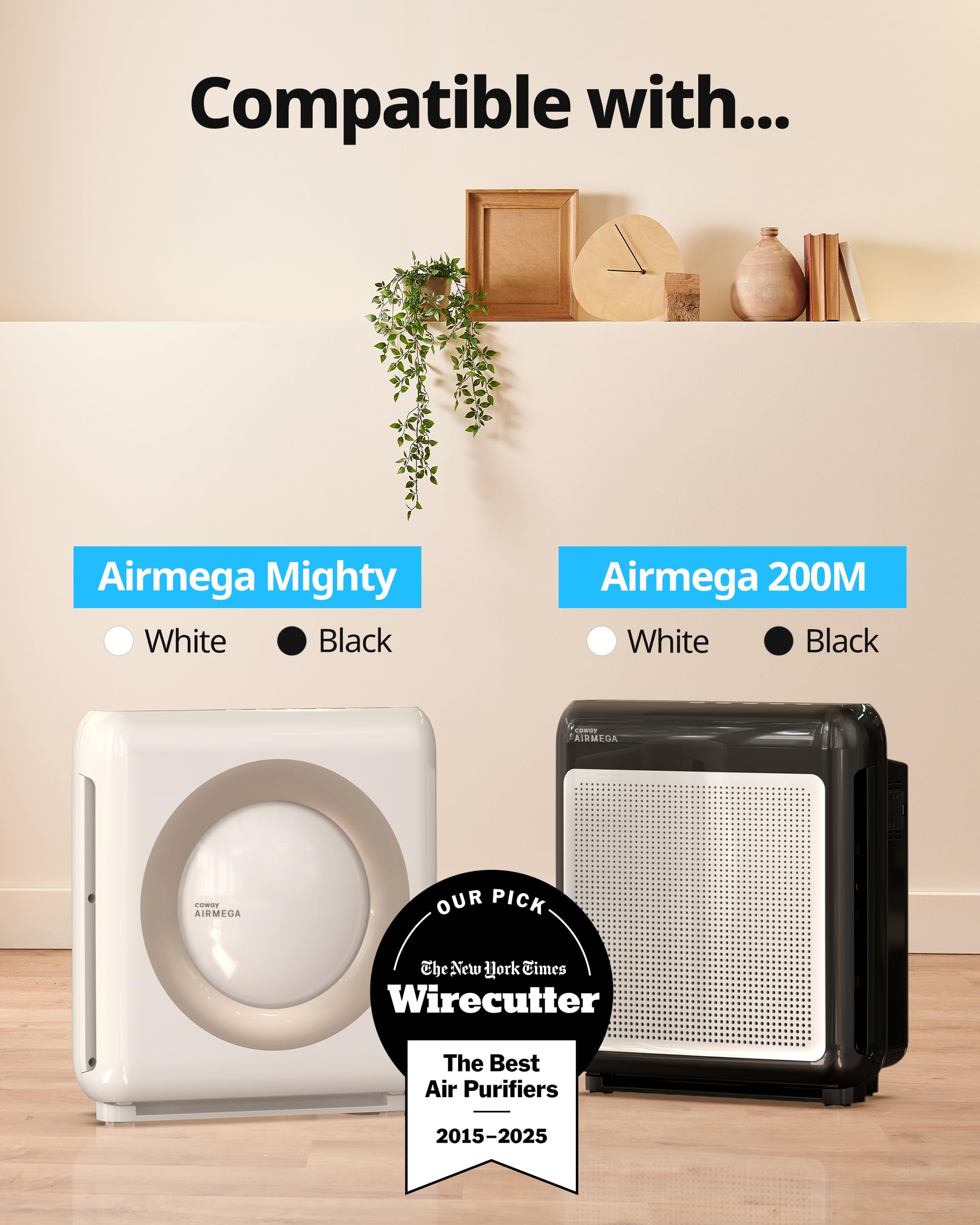 COWAY Airmega AP-1512HH & 200M Filter Replacement Set, HEPA Filter and Intense Smoke Filter, AP-1512HH-FP Intense Smoke, 3116999 🍁 All In One Marketplace Canada