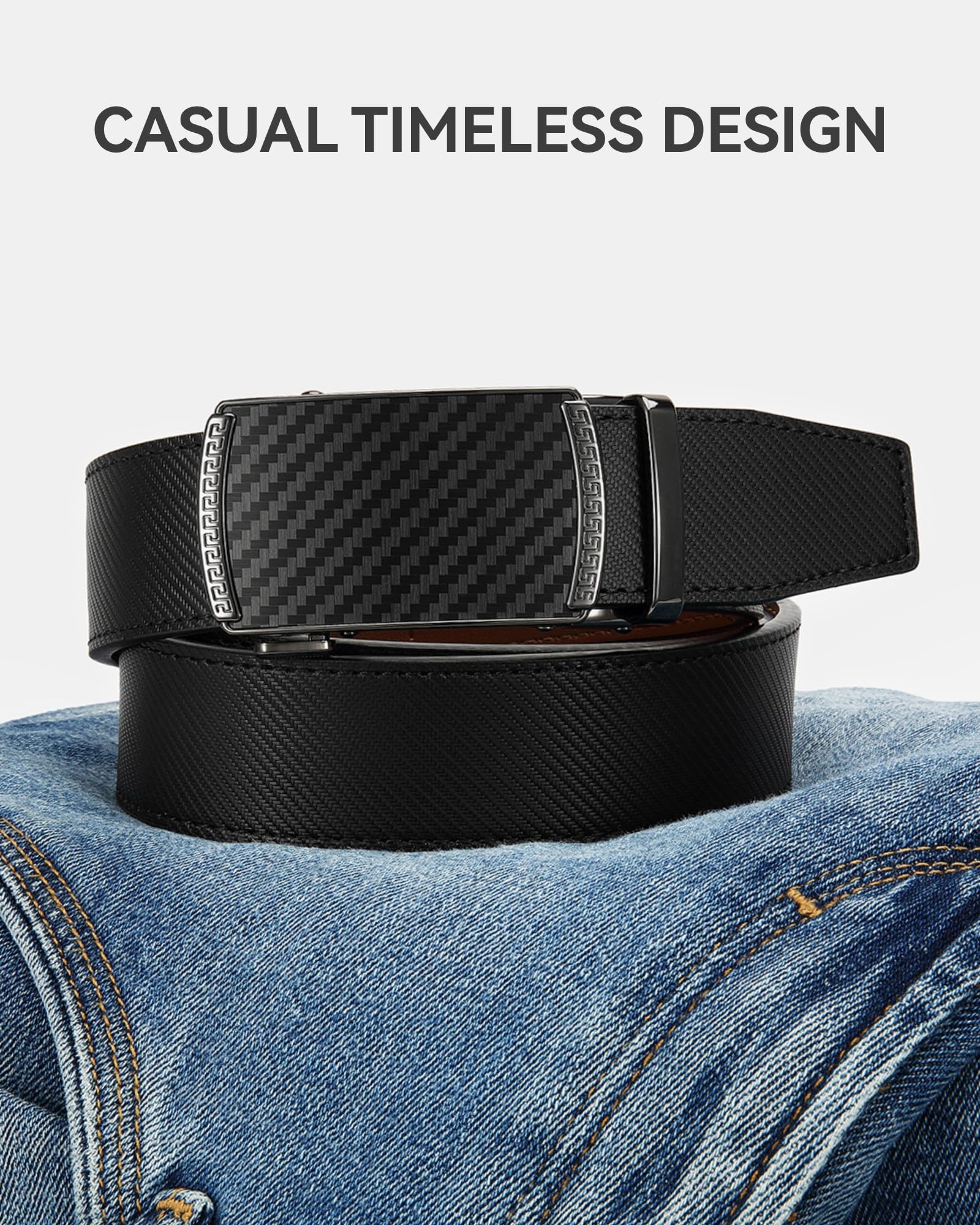CHAOREN Mens Belt Leather Belts for Men Ratchet Belt, Customizable Fit (35mm) 🍁 All In One Marketplace Canada