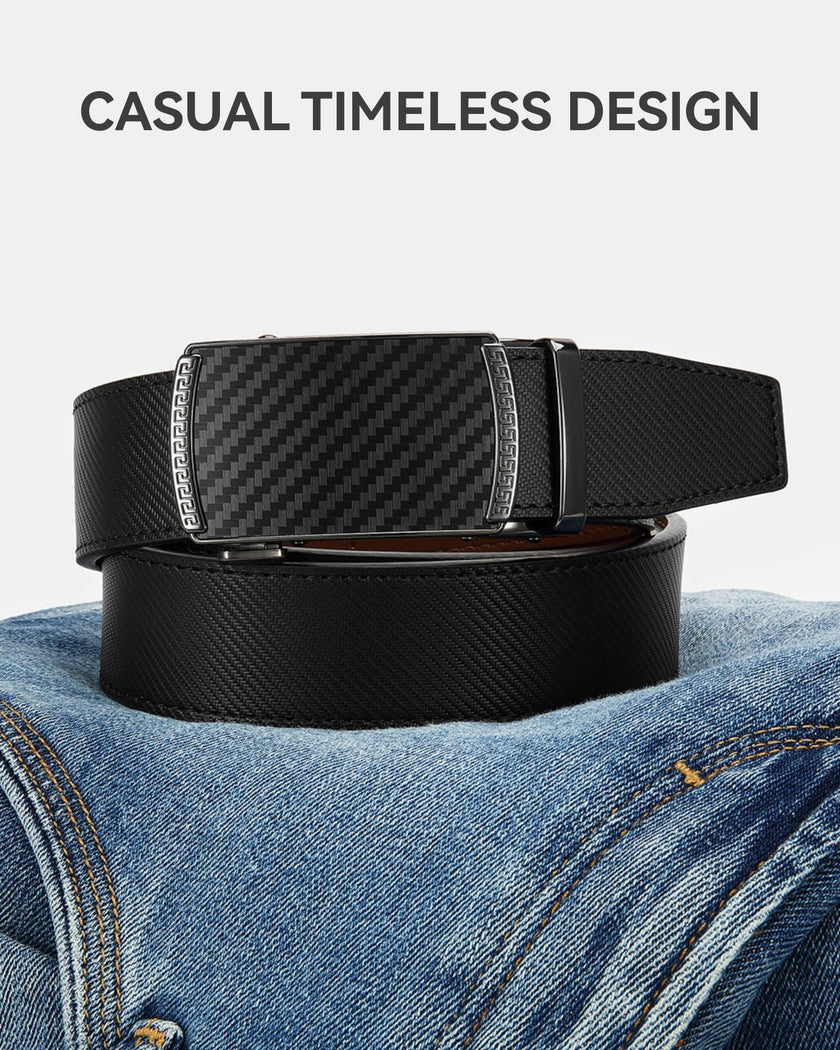CHAOREN Mens Belt Leather Belts for Men Ratchet Belt, Customizable Fit (35mm) 🍁 All In One Marketplace Canada