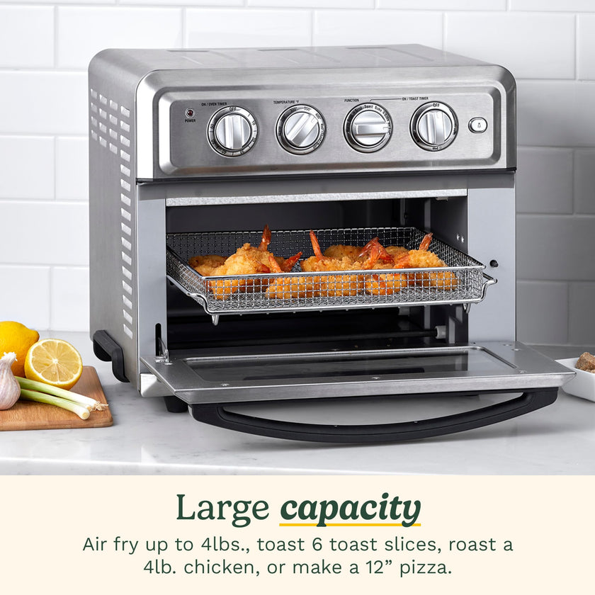 Cuisinart Air Fryer + Convection Toaster Oven, Stainless Steel (TOA-60C) 🍁 All In One Marketplace Canada