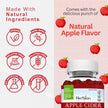 Herbion Naturals Apple Cider Vinegar Gummy with Folic Acid, Pomegranate, Beetroot & vitamin B12, source of Antioxidants to maintain Good Health & Metabolism, 60 Pectin Gummies for Adults, Apple Flavour 🍁 All In One Marketplace Canada