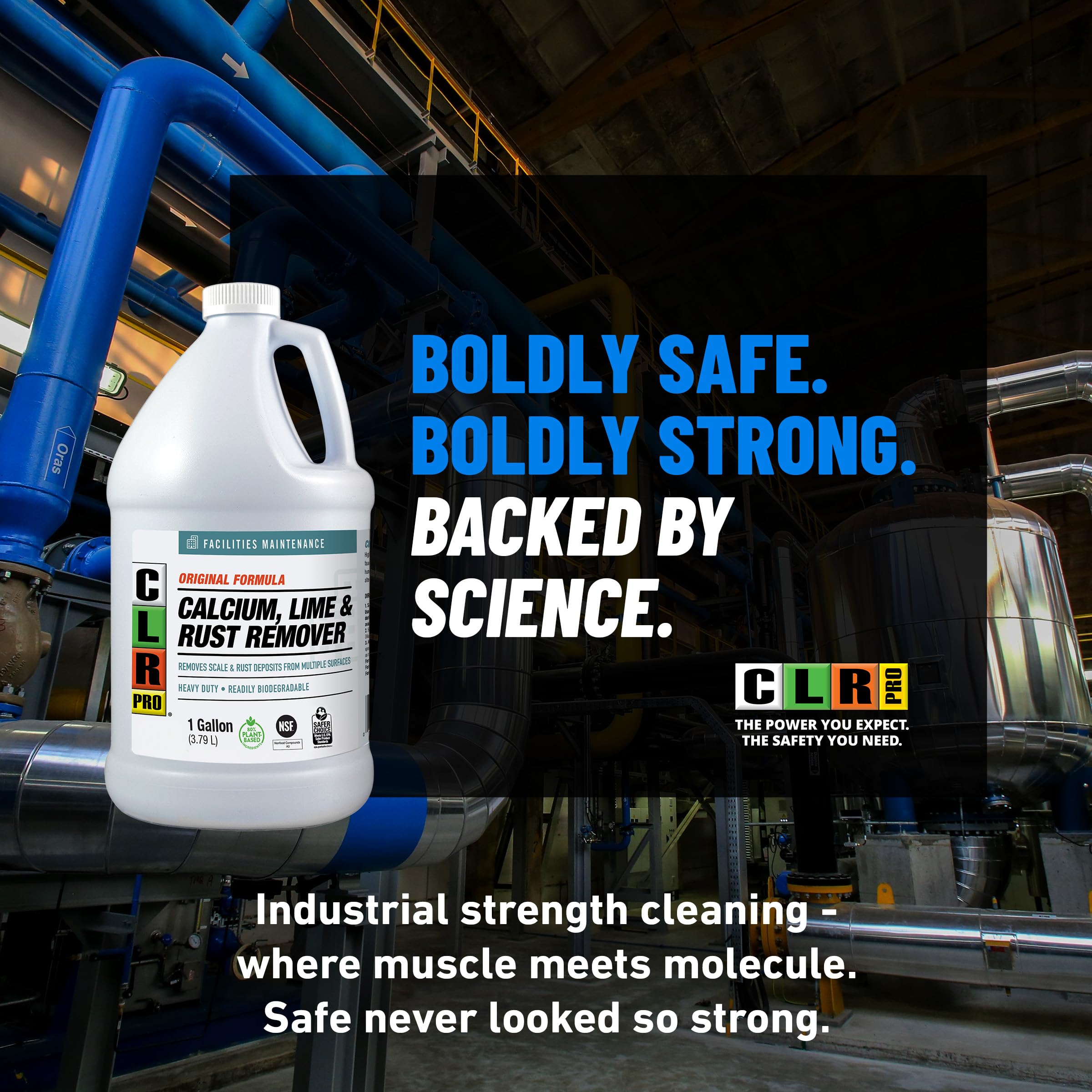 CLR Pro CL-4PRO Calcium, Lime and Rust Remover, 1 Gallon Bottle ( package may vary ) 🍁 All In One Marketplace Canada