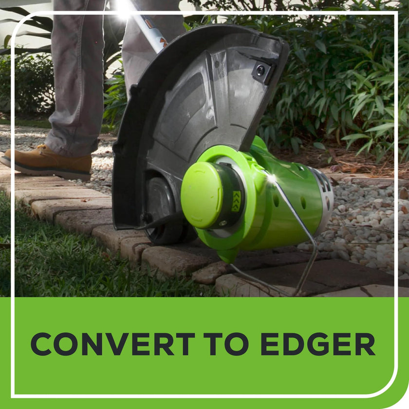 Greenworks 5.5 Amp 15″ Electric String Trimmer/Edger –Auto Dual Line Feed, Adjustable Handle, Rotating Head & Lightweight for Home Yard, Lawn Edges, Driveway, Fence Lines & Garden Borders Maintenance 🍁 All In One Marketplace Canada