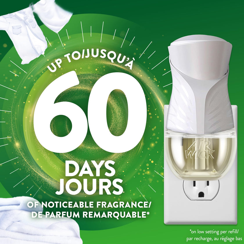 Air Wick Plug In Scented Oil Air Freshener Refills for Home – Infused with Essential Oils – 10 Count – Crisp Linen Scent – Mega Value Pack 🍁 All In One Marketplace Canada