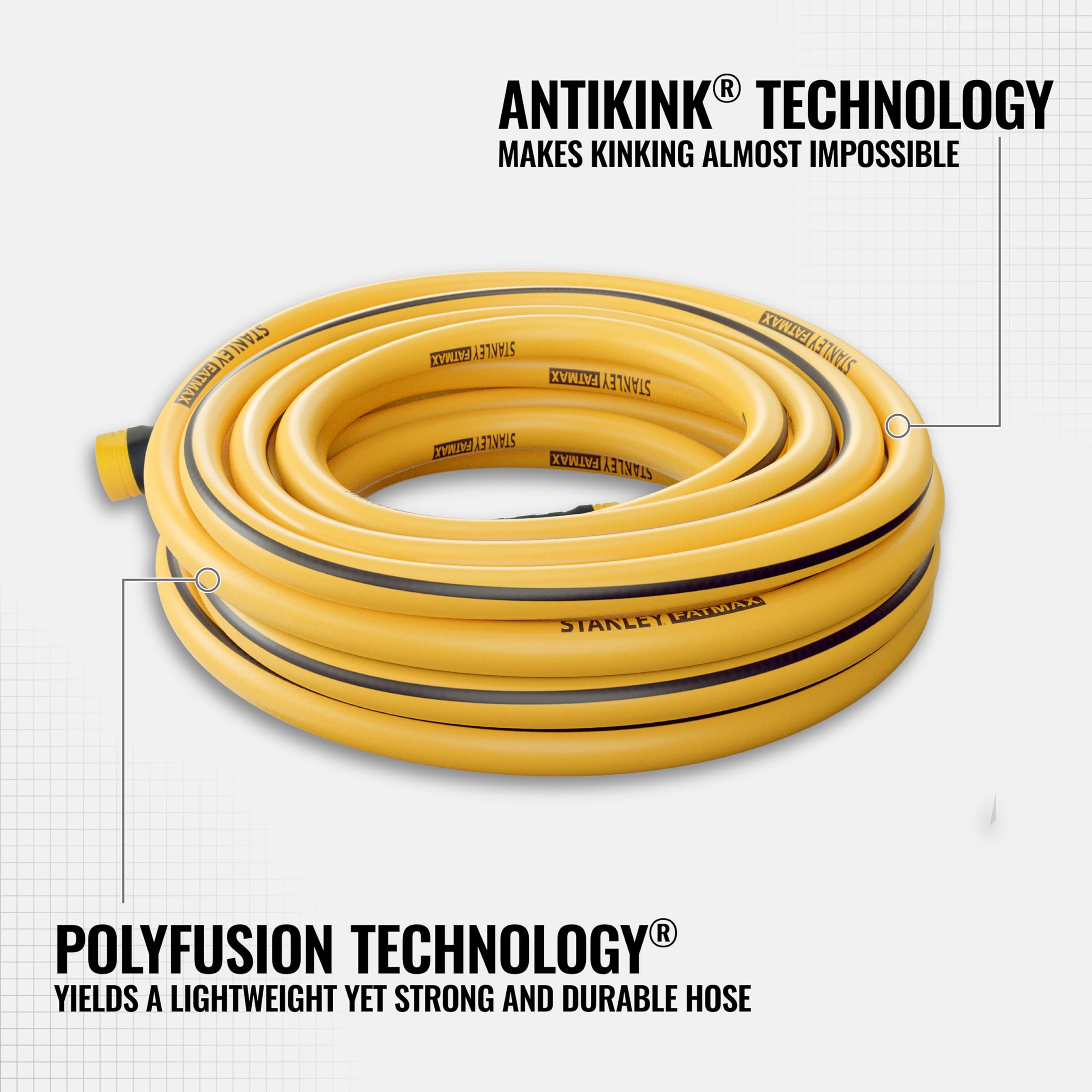 Stanley Fatmax Professional Grade Water Hose, 50' x 5/8