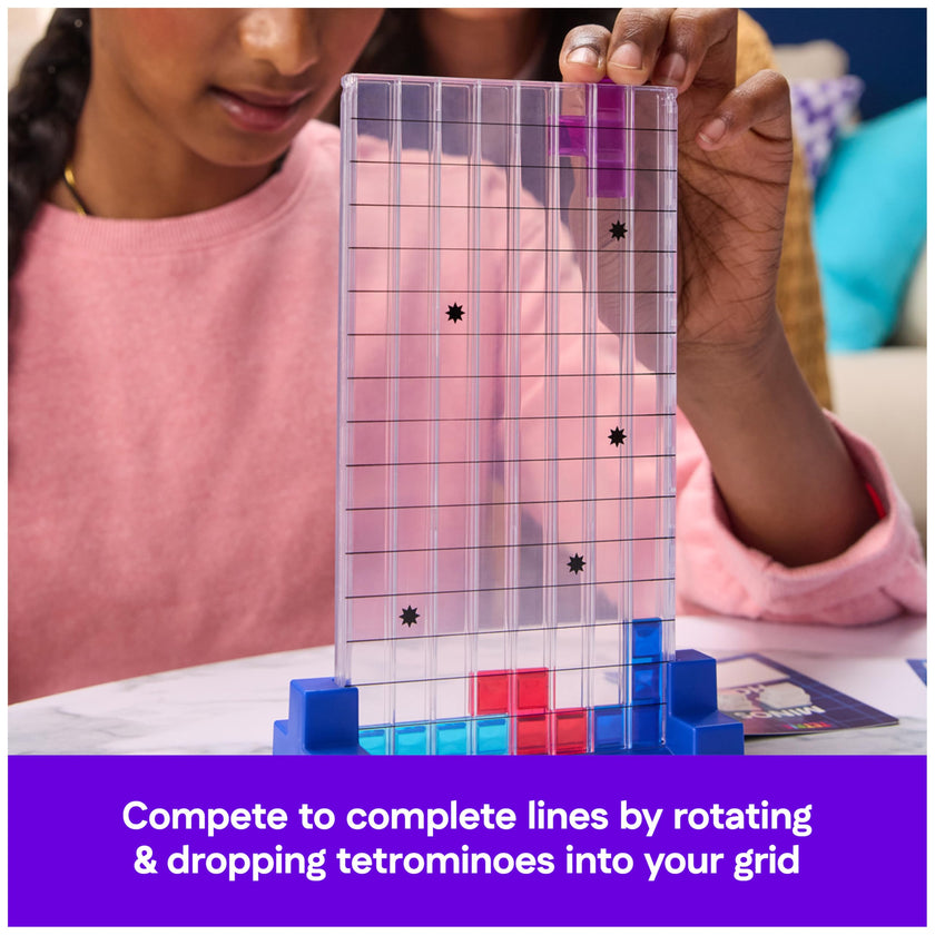 Spin Master Games, Tetris: The Board Game, Play the Classic Puzzle Game Tetris in Real Life, Multiplayer Head-to-Head Puzzle Challenge, 2-4 Players, for Ages 8 & Up 🍁 All In One Marketplace Canada