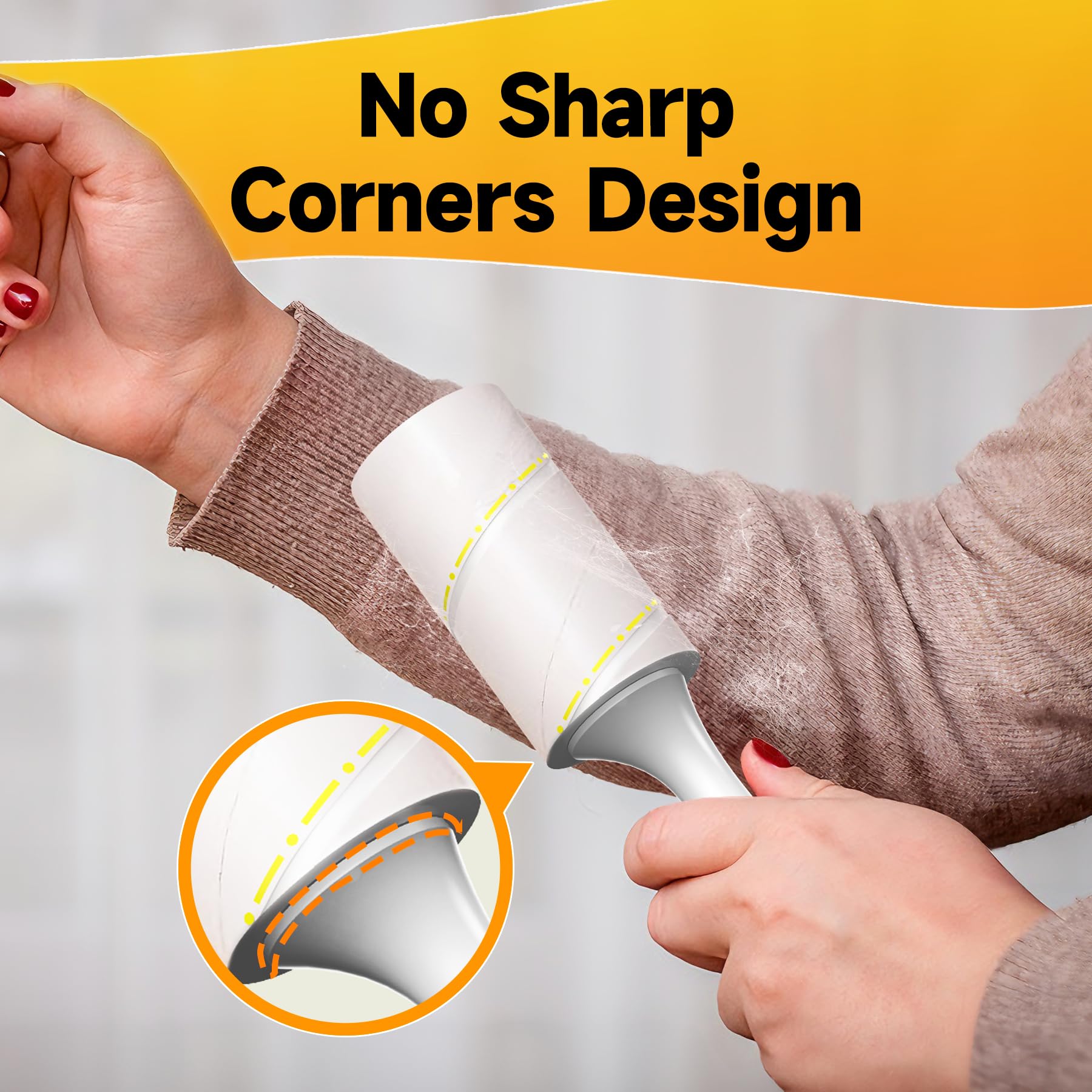 Lint Roller for Pet Hair Extra Sticky, 800 Sheets with 4 Durable Handles and Strong Paper Refills, Pet Hair Roller for Dogs and Cats, Lint Remover for Clothes, Carpet, and Furniture 🍁 All In One Marketplace Canada