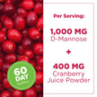 PlantVital D-Mannose Capsules - Made in Canada - 1000mg Daily Dose (2 Capsules) - Cranberry Pills for UTI Support & Bladder Health – DMannose and Cranberry Supplement - 120 Count, 2-Month Supply 🍁 All In One Marketplace Canada