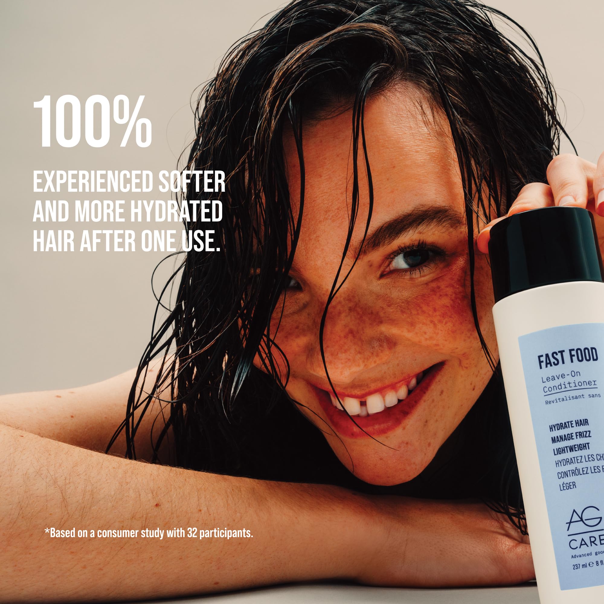 AG Care Fast Food Leave On Conditioner - Ulta-Shine and Weightless Conditioner, 8 Fl Oz 🍁 All In One Marketplace Canada