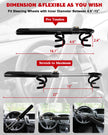 Tevlaphee Steering Wheel Lock Anti-Theft Car Device Heavy Duty Security Car Lock Antitheft Locking Devices Great Deterrent Adjustable Car Wheel Lock Anti Theft for Vehicle Truck with 3 Keys(Black) 🍁 All In One Marketplace Canada