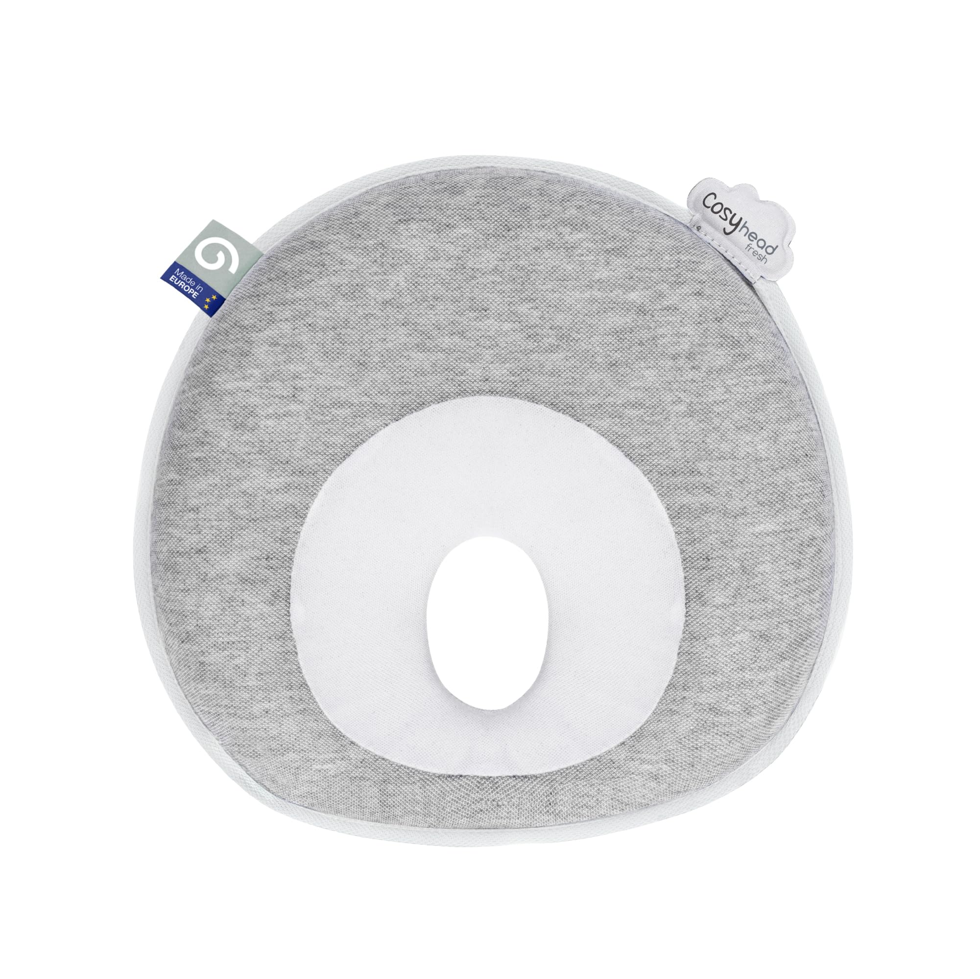 Babymoov Cosyhead Fresh Head Cushion, Gray and White – Soft Cotton Support for Baby Bouncers, Strollers & Car Seats 🍁 All In One Marketplace Canada