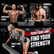 Yes4All Adjustable Cast Iron Dumbbell Set with Connector, 40 lb Combo, Black, Converts to Barbell for Home Gym 🍁 All In One Marketplace Canada