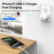 iPhone 17 16 15 Charger,3 Pack 20W USB-C Fast Wall Charger with 6ft USB C to USB C Cable for iPhone 17/16/16 Pro Max/16 Plus/15/15 Pro Max/15 Plus/iPad Air/iPad and More 🍁 All In One Marketplace Canada
