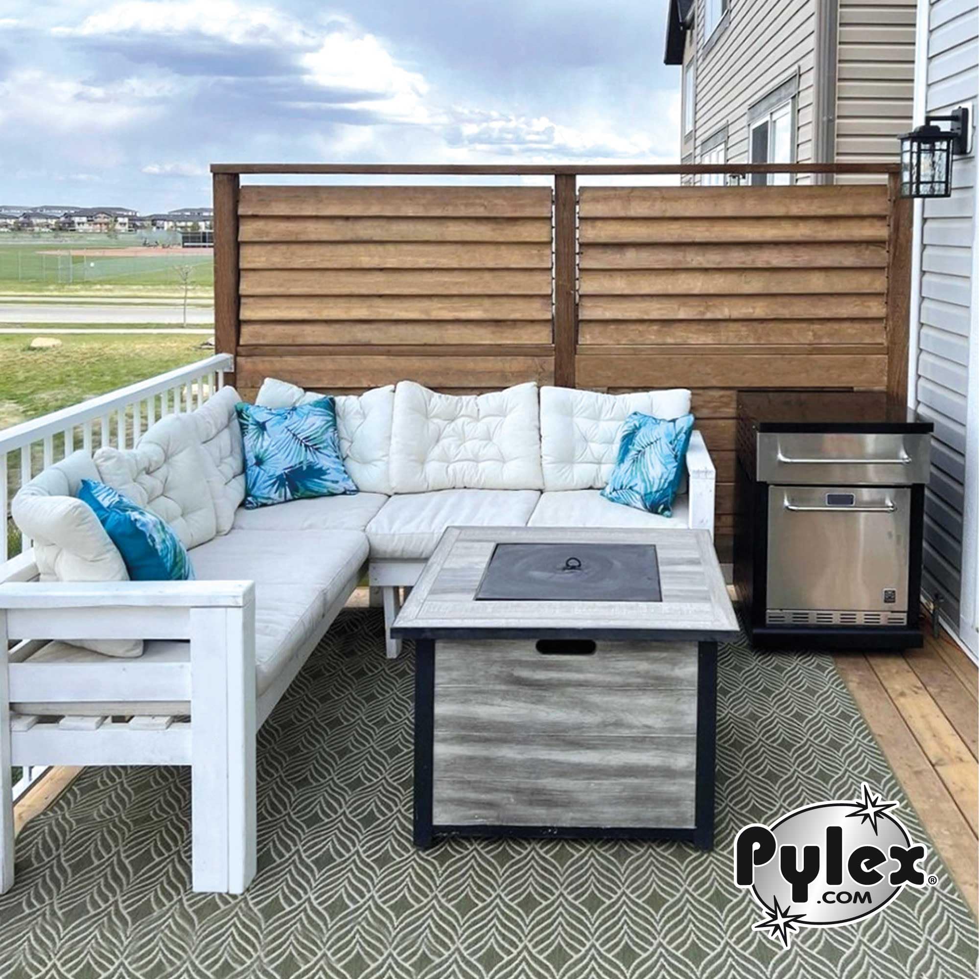 Pylex 11060 Deck Sunblind System, Black 🍁 All In One Marketplace Canada