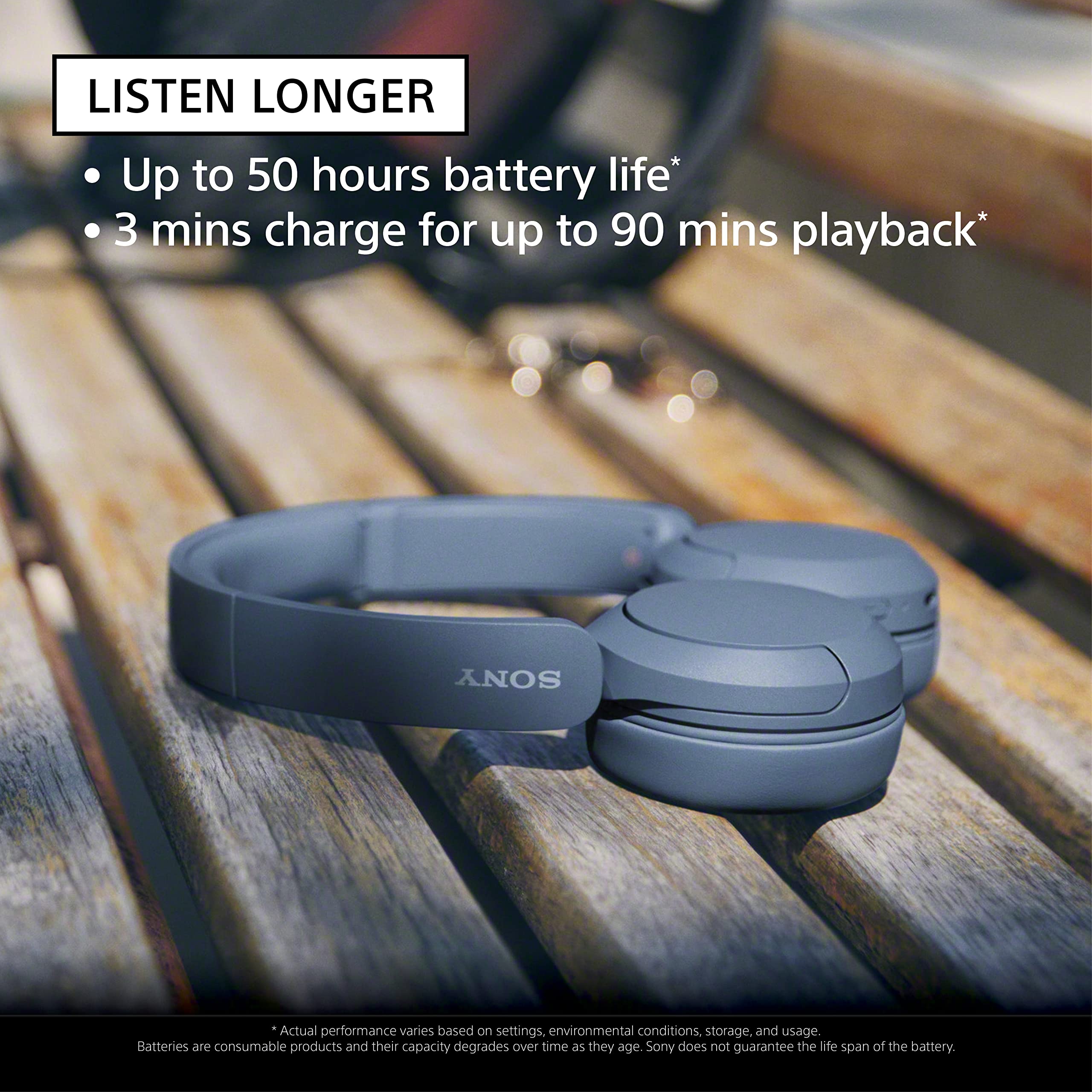 Sony WH-CH520 Wireless Headphones Bluetooth On-Ear Headset with Microphone, Black 🍁 All In One Marketplace Canada