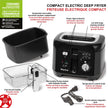 Starfrit Deep Fryer, 2.5L Capacity, Ceramic Bowl, Black 🍁 All In One Marketplace Canada