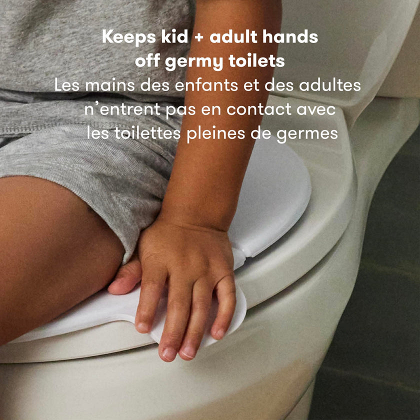Frida Baby Fold-and-Go Potty Seat for Toilet, Foldable Travel Potty Seat for Toddler, Fits Round & Oval Toilets, Non-Slip Base, Handles, Includes Free Travel Bag 🍁 All In One Marketplace Canada