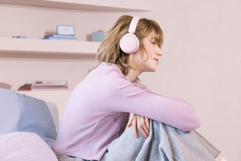 Sony WH-CH520 Wireless Headphones Bluetooth On-Ear Headset with Microphone, Pink 🍁 All In One Marketplace Canada