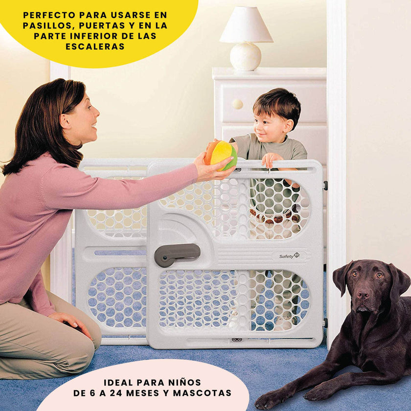 Safety 1st Pressure Mount Easy Fit Security Gate, Fits Spaces between 28